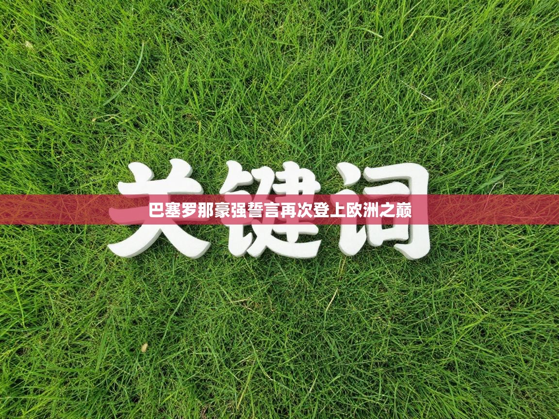 巴塞罗那豪强誓言再次登上欧洲之巅 第2张